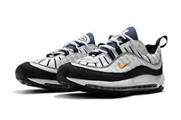 basket nike hommes air max 98 white black